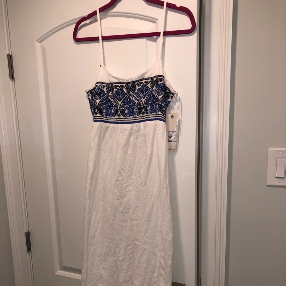 Foxy Blue and White Dress Brand NEW with TAGS